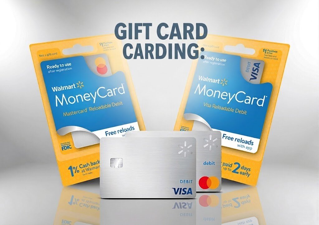 Gift card carding method